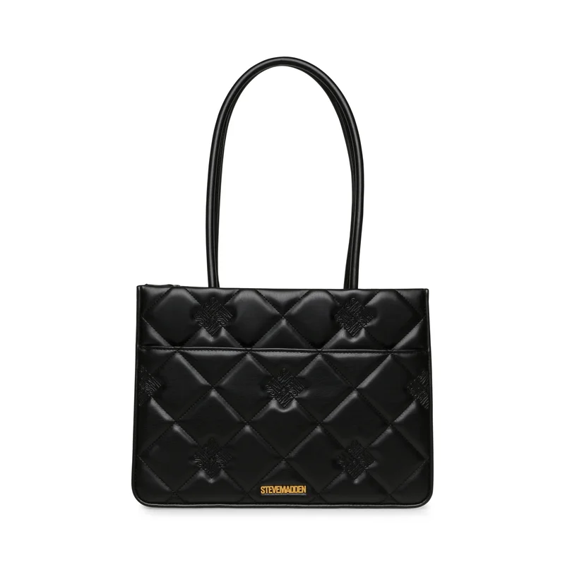 STEVE MADDEN Steve madden bailes black multicolor tote bag